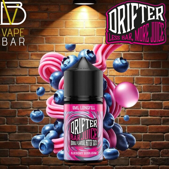 Blueberry Bubblegum 6ml-30ml Drifter Bar Juice Flavorshots