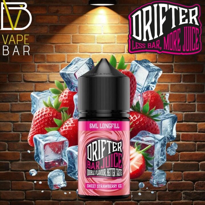 Sweet Strawberry Ice 6ml-30ml Drifter Bar Juice Flavorshots